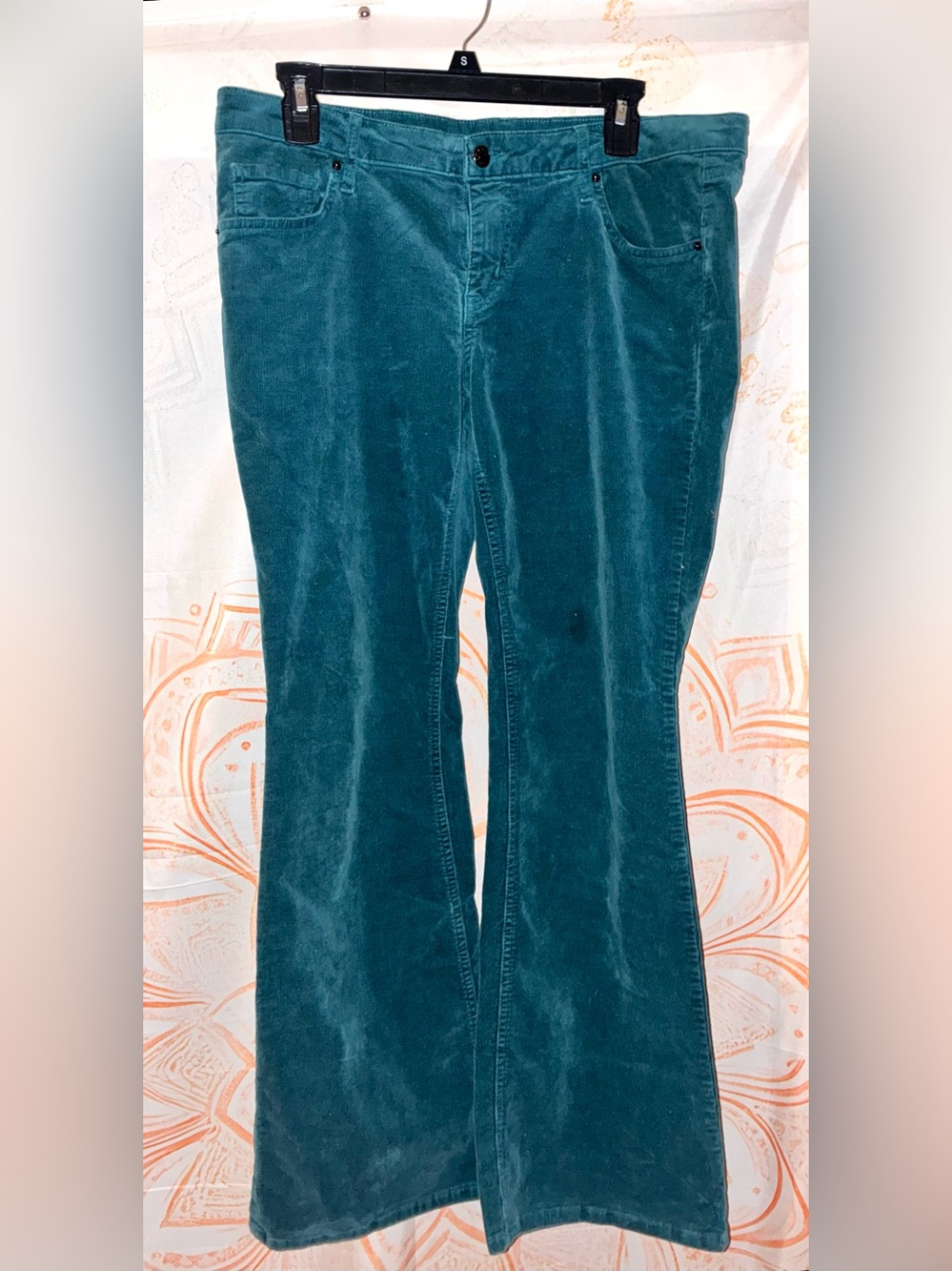 Wild Fable Women’s Teal Corduroy Flare Jeans